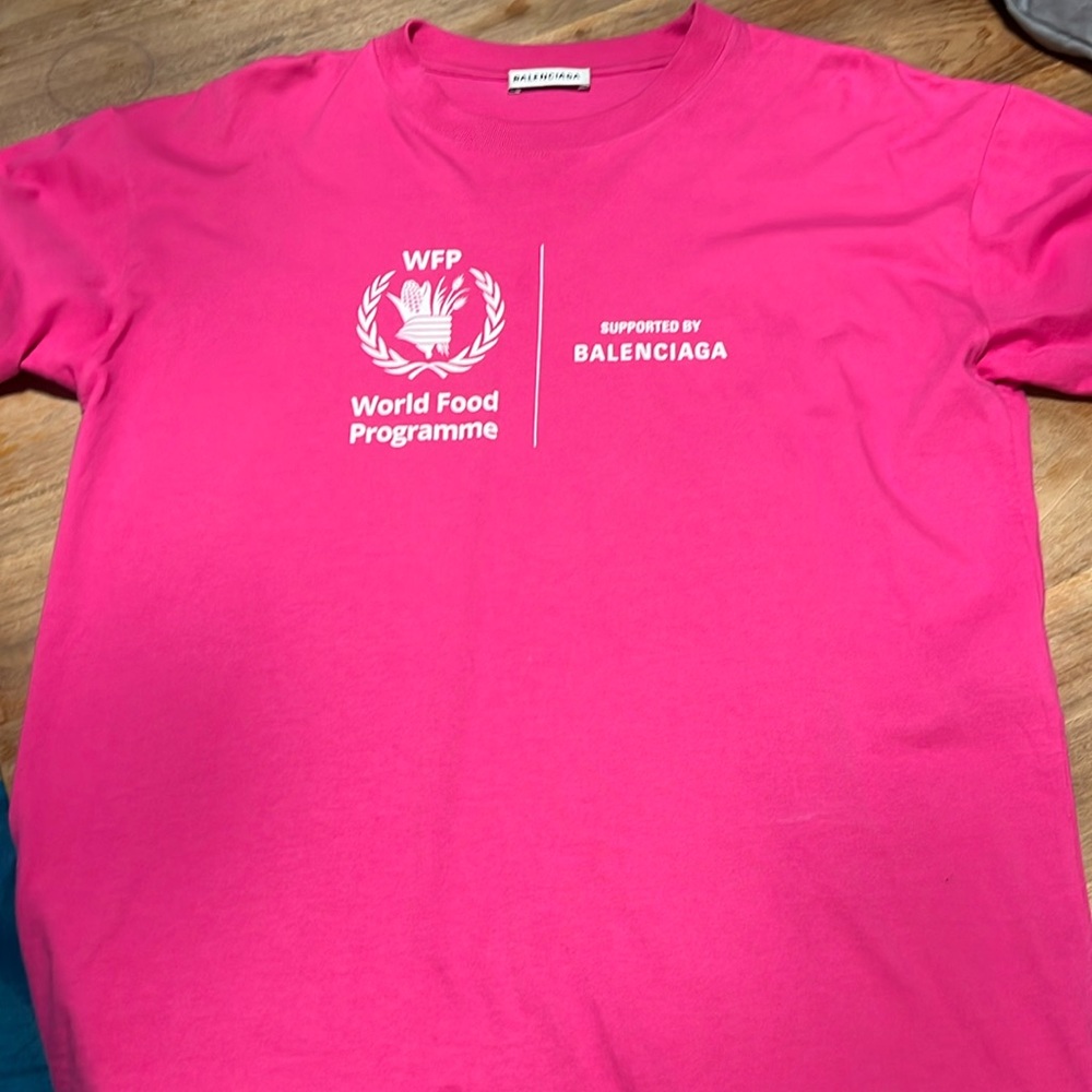 Authentic Balenciaga x World Food Programme Tee
